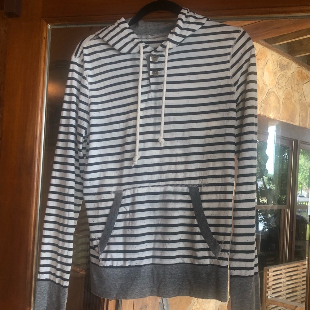 NWOT American Eagle Striped Hoodie